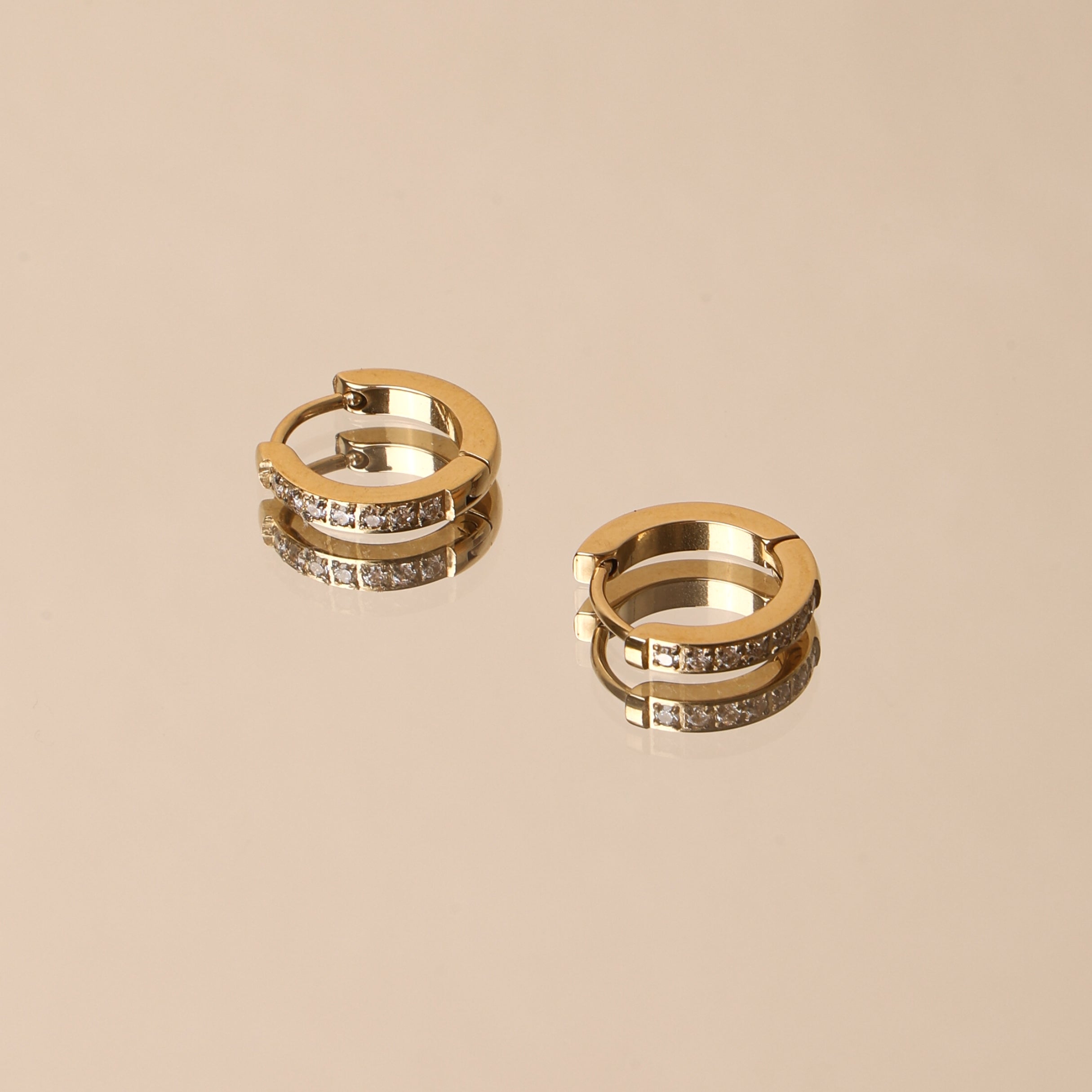 Tiny Gold Hoop Earrings